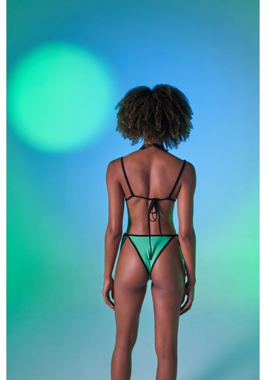 Holly Lolly Kontrast Biyeli Emma Bikini Üstü Yeşil