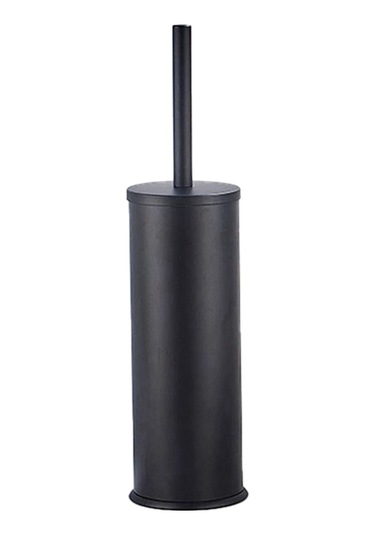 Tuvalet Fırçası Ve Tutucu Seti Banyo Temizleme Fırçası Ev Tipi-siyah Siyah