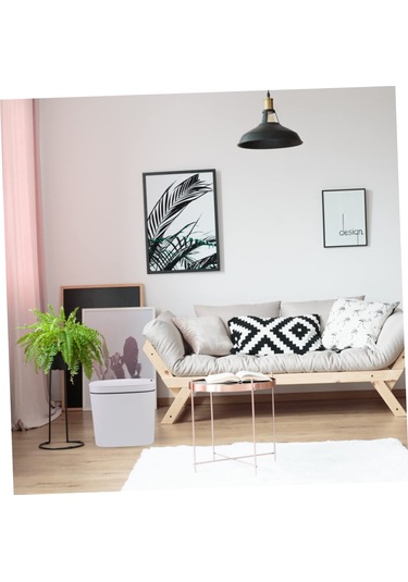 Qfdr Akıllı Çöp Tenekesi Sensörlü Çöp Tenekesi Sensörlü Çöp Beyaz