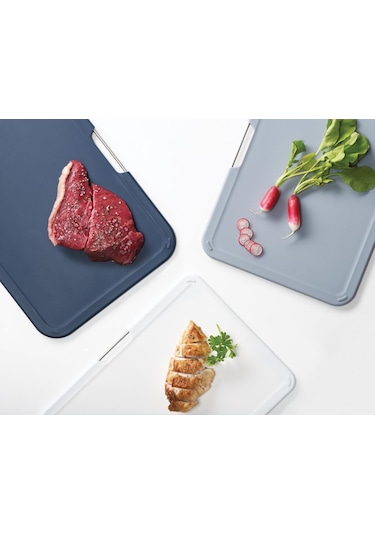 Joseph Joseph Nest Büyük 3´Lü Kesme Tahtası Seti - Gri-Mavi