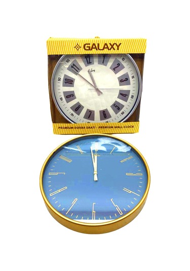 Preimum Dekoratif Mix Duvar Saati 4767 Çok Renkli