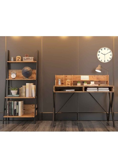 Avmpark Avmpark Yanke Çalışma Masası+Kitaplık Atlantik Çam
