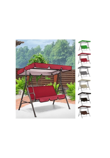 Suntek Veranda Havuz Kenarı Için Yedek Salıncak Kırmızı