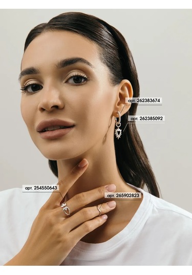 Fly Jewelry 925 Ayar Gümüş Kübik Zirkon Taşlı Yüzüğü 254550643 Gri