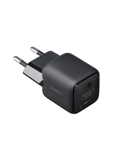 Aukey PA-B1T-BK 20 W Omnia II Mini Gan PD QC 3.0 Type - C Hızlı Şarj Adaptörü