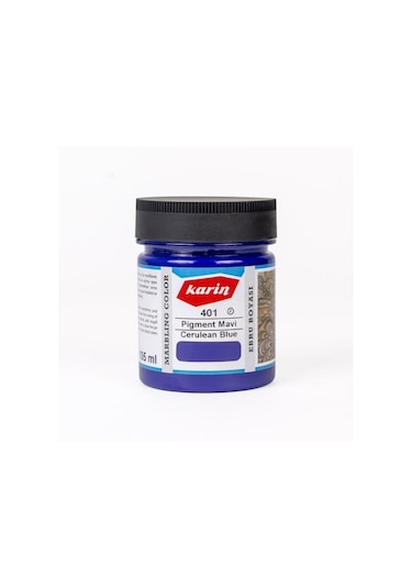 Karin Ezilmiş Ebru Boyası 105Ml 401 Pigment Mavi