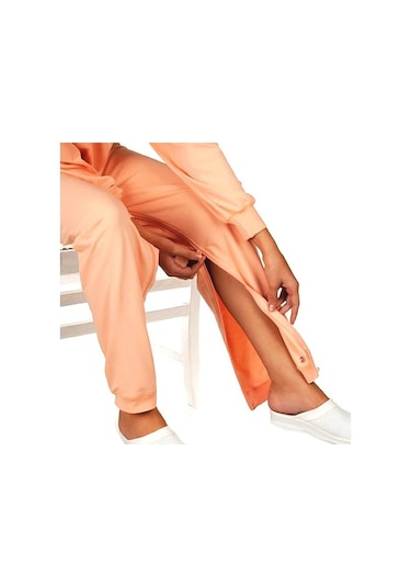 Caretex BH30A Sırt-Bacak Fermuarlı Alzheimer Kadın Hasta Tulumu