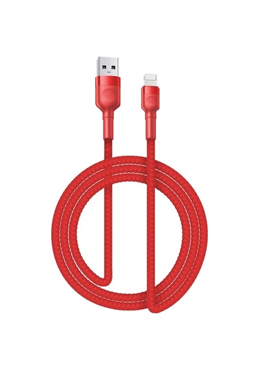 8 Pin 5a Güzellik Dövme Usb Şarj Kablosu, Kablo Uzunluğu: 1m Kırmızı