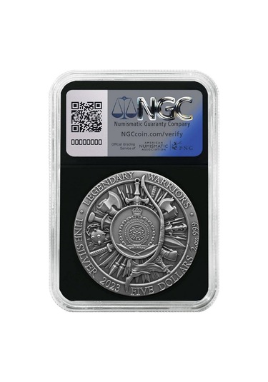 Agakulche Joan Of Arc Altın Kaplama Ngc Sertifikalı Gümüş Sikke Coin