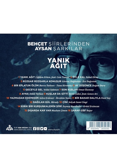 Behçet Aysan - Yanık Ağıt / Şiirlerinden Şarkılar Cd