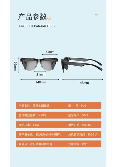 Pazly Unisex Kulaklık Kablosuz Güneş Gözlüğü Bluetooth Bağlantılı Akıllı Zq