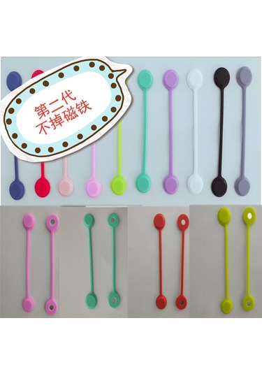 Springsun 8 Renkli Manyetik Sarıcı Seti - Kulaklık Ve Veri Kabloları İçin Taşınabilir Organizatör, Kolay Kullanım