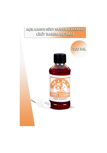 Bağcık + Miky Süet Nubuk Likit Ayakkabı Bakım Boyası 100 Ml Set 001