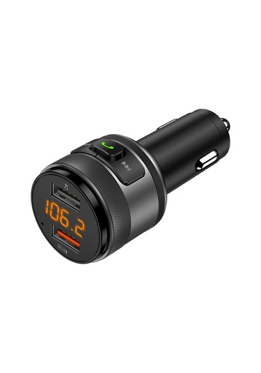 C57 Qc3.0 Kablosuz Fm Verici Hızlı Araç Şarj Cihazı Bluetooth 5.0 Eller Serbest Araç Modülatör Usb Flash Bellek Mp3 Çalar