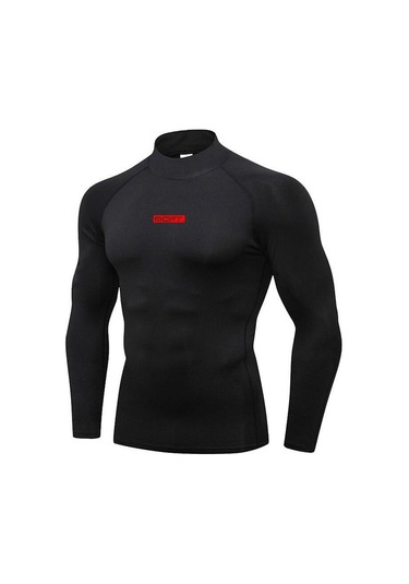 Siyah Muscleguys Erkek Yüksek Boyun Slim Fit Spor Giyim Spor Vücut Geliştirme Nefes Uzun Kollu Ilkbahar Ve Sonbahar T-shirt Siyah Siyah Muscleguys Erkek Yüksek Boyun Slim Fit Spor Giyim Spor Vücut Geliştirme Nefes Uzun Kollu Ilkbahar Ve Sonbahar T-shirt Siyah