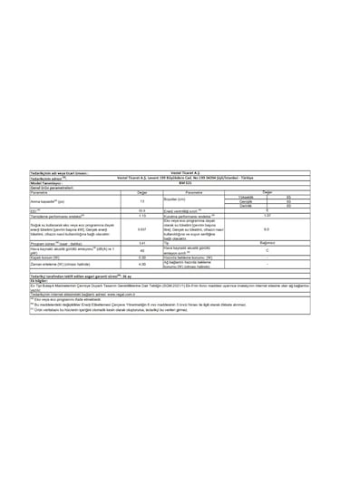 Regal BM 521 5 Programlı 13 Kişilik Bulaşık Makinesi