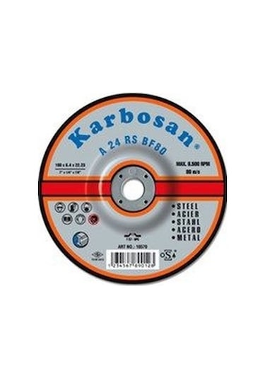 Karbosan 115 x 6.4 x 22 Metal Nk Taşlama Taşı