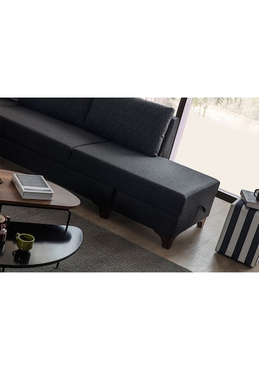 Eymense Loft Köşe Koltuk Takımı Antrasit Sağ Köşe