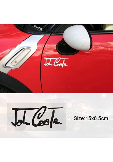 15n 6,5cm-kırmızı-mini Cooper Sticker Jcw Çıkartmalar Sticker Mini Cooper F56 R55 R56 R60 R61 F54 F55 F56 F60 Countryman