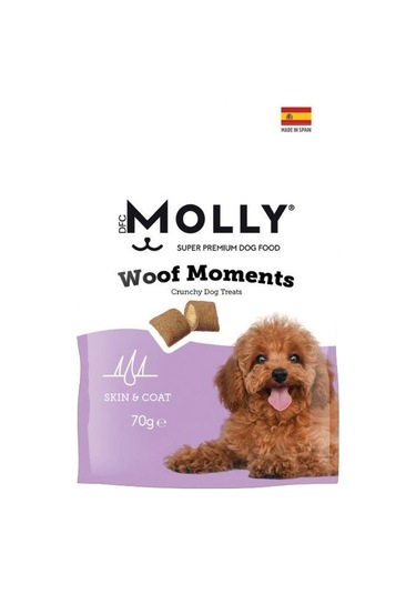 Molly Woof Moments Skin Coat Deri Ve Tüy Bakımı Destekleyici Köpek Ödül Maması 70 Gr
