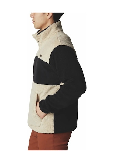 Columbia Am5879-271 Rugged Ridge Sherpa Half Snap Erkek Polar Bej
