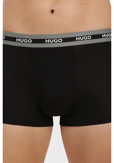 Hugo Erkek Boxer 50545668 996 Siyah Haki Antrasit