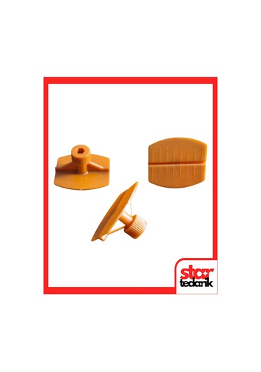 Pdr Boyasız Göçük Düzeltme Plastiği Elips Düz 36x33mm - P. N6 - Turuncu