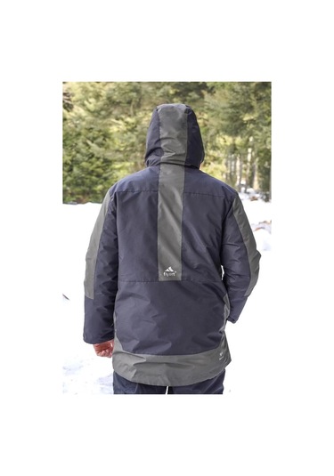 Kışlık Su Geçirmez 3ü 1 Arada Erkek Mont 531 3in1 Fiyort Yukon Siyah-haki