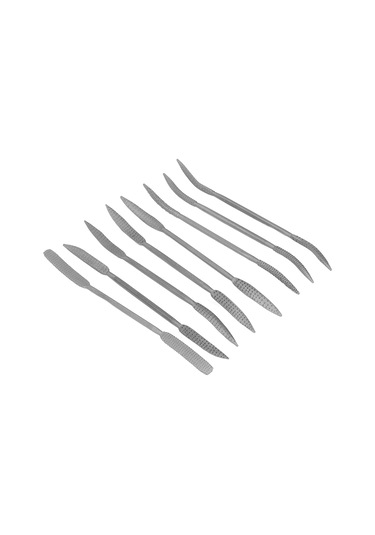 Maiyame 8 Adet 8 İnç Çift Uçlu Çelik Çeliği Freze Seti - Hızlı Taşlama, Polishing Ve Gravür İşleri İçin Dayanıklı