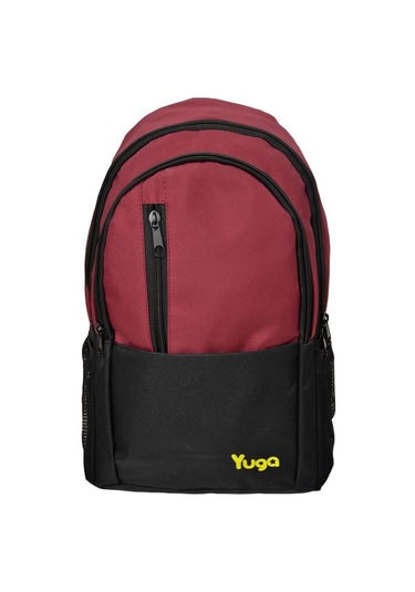 Yuga Dört Gözlü Sırt Çantası Bordo