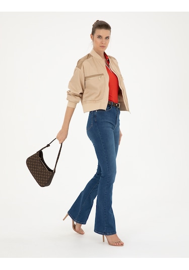 Pierre Cardin Kadın Bej Mont 50282396-vr011 Bej