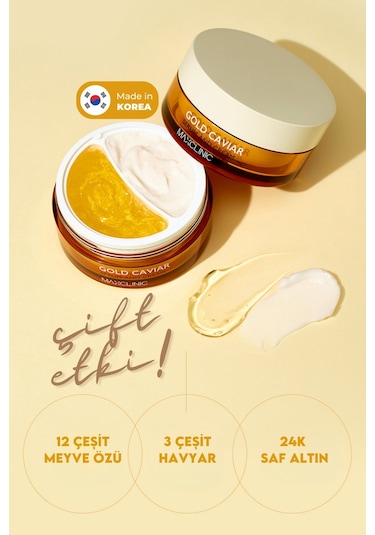 Maxclinic Gold Caviar Serum and Cream 60 ML