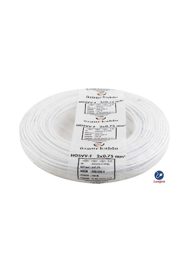 Öznur Kablo 2 X 0.75 TTR Bakır Kablo 100 M