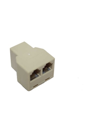 Teknogreen Tkj-B11 Rj11 6P.4C 2 Li Dişi Çoklayıcı