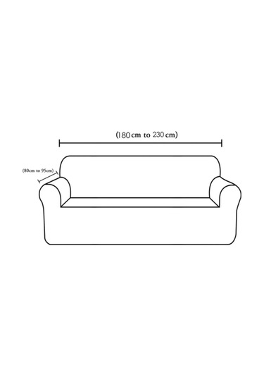 Upmall Bürümcük Koltuk Örtüsü Kanepe Örtüsü 3lü Lila Lila
