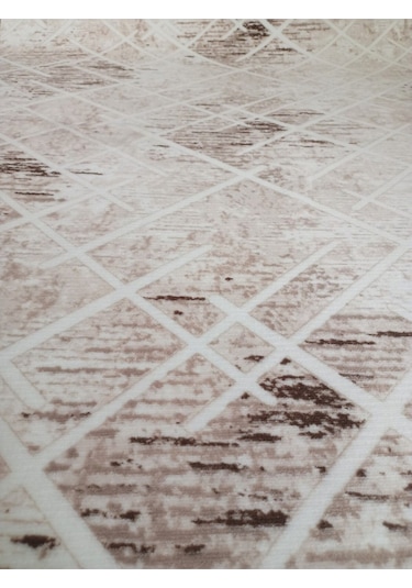 Aslan Home Bej Yumuşak Dokulu Yıkanabilir Kaymaz Dört Mevsimlik Salon, Banyo, Balkon, Genç Odası Kesme Yolluk Bej