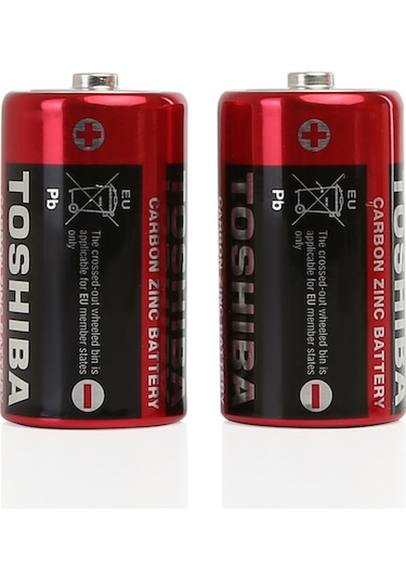 Toshiba R20Kg Blisterli Büyük Boy D Pil 2'li
