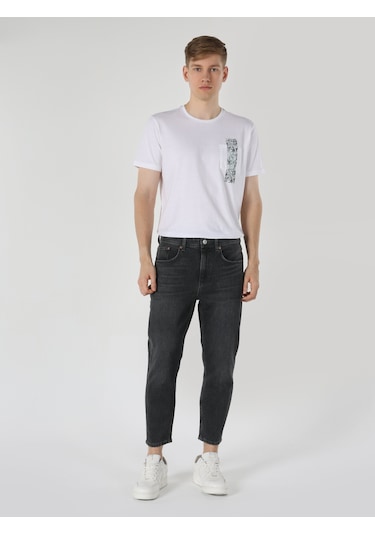 Colin's CL1063464_Q1.V1_DN00196 039 Lucas Slim Fit Düşük Bel Dar Paça Erkek Pantolon Mavi