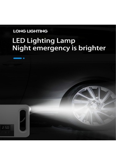 12v Araba Hava Kompresör & Hava Pompası Araba Taşınabilir Lastik Elektrikli Pompa, Stil: Mekanik Versiyon Beyaz