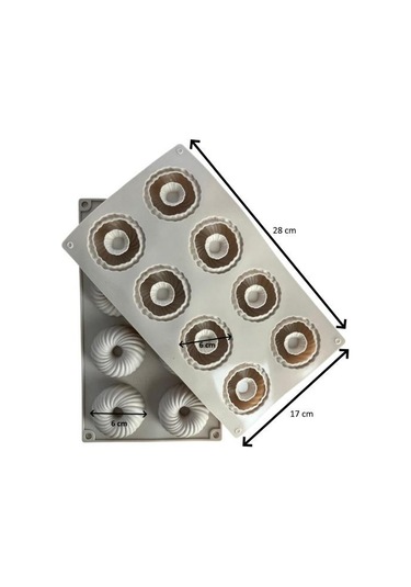 Pastaland Silikon Kek Kalıbı Yuvarlak Tırtıklı Diğer