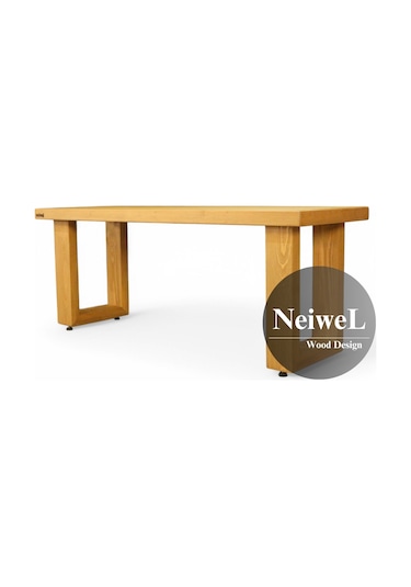 Neiwel Garden Sui Doğal Ahşap Bahçe Bank-40-60 Açık Ceviz