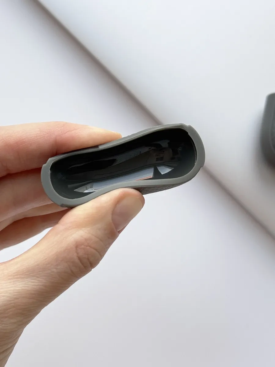 Life Tech. Airpods 4 İçin Koruyucu Kılıf, Karabinalı Kılıf 396521368 Gri