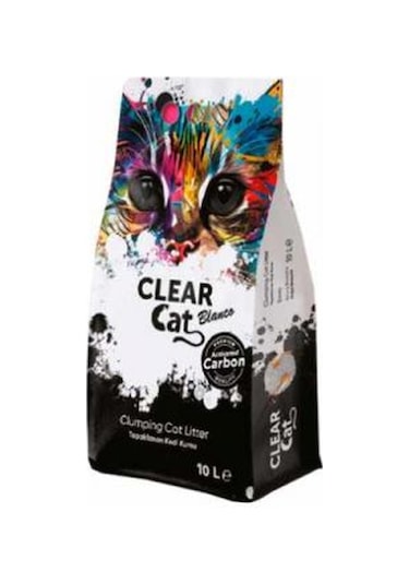 Clear Cat Blanco Aktif Karbonlu Bentonit Kedi Kumu 5 L