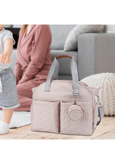 Suntek Bez Değiştirme Çantası Çanta Anne Açık-pembe Açık Pembe