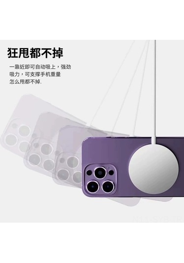 Sandwich Hızlı Şarjlı Mini Manyetik Kablosuz Şarj Cihazı + Adaptör, Gümüş