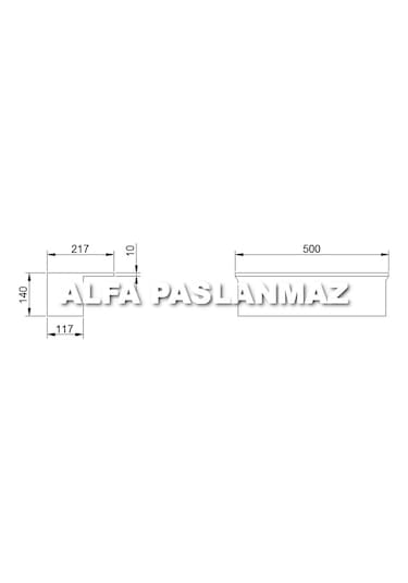 Havuz Kenarı Duvar Yüzeyi Su Şelale 50 Cm