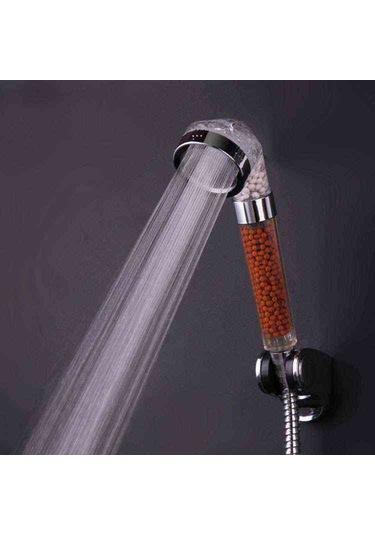 Banyo Aksesuar Seti Su Tasarruflu Duş Fıskiyesi Banyo Duş Başlığı Şeffaf