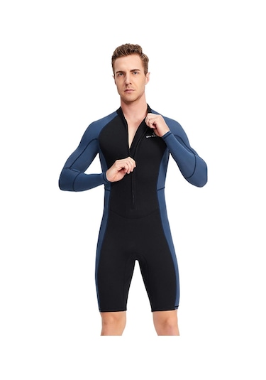 Suntek 1.5mm Neopren Erkekler Wetsuit Dalgıç Kıyafeti Sıcak L