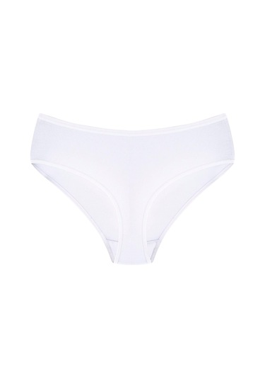 Kadın Bambu Külot Beyaz 3'lü Paket Extra Yumuşak Ve Esnek, Nefes Alan Kumaş Beyaz