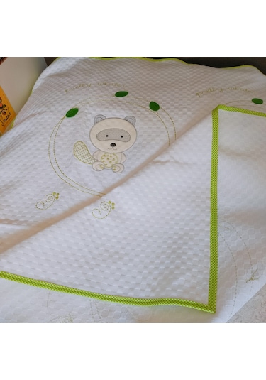 Pamuk Koala Desenli Bebek Pike & Yastık Başı 120 x 140 CM 